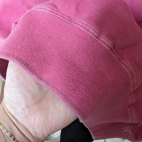 Crew Neck Forest Embroidery Pink Tie Dye - Picture 3 of 11